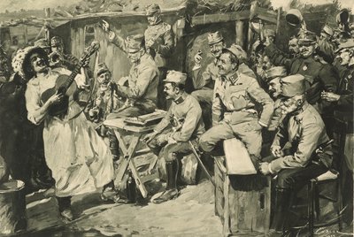 Humor vienés en un campamento de reservistas en los montes Cárpatos de Wilhelm Gause
